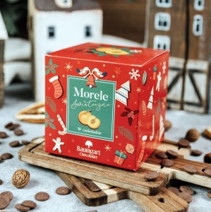 Morele w czekoladzie deserowej 200 g - Wersja świąteczna