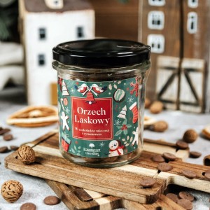 Orzech Laskowy w Mlecznej Czekoladzie z Cynamonem 175 g - Wersja Świąteczna