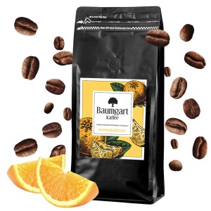Kawa Smakowa Pomarańczowa ziarnista 1 kg 100% Arabica
