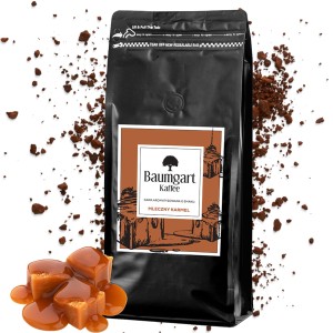 Kawa Smakowa Mleczny Karmel mielona 1 kg 100% Arabica